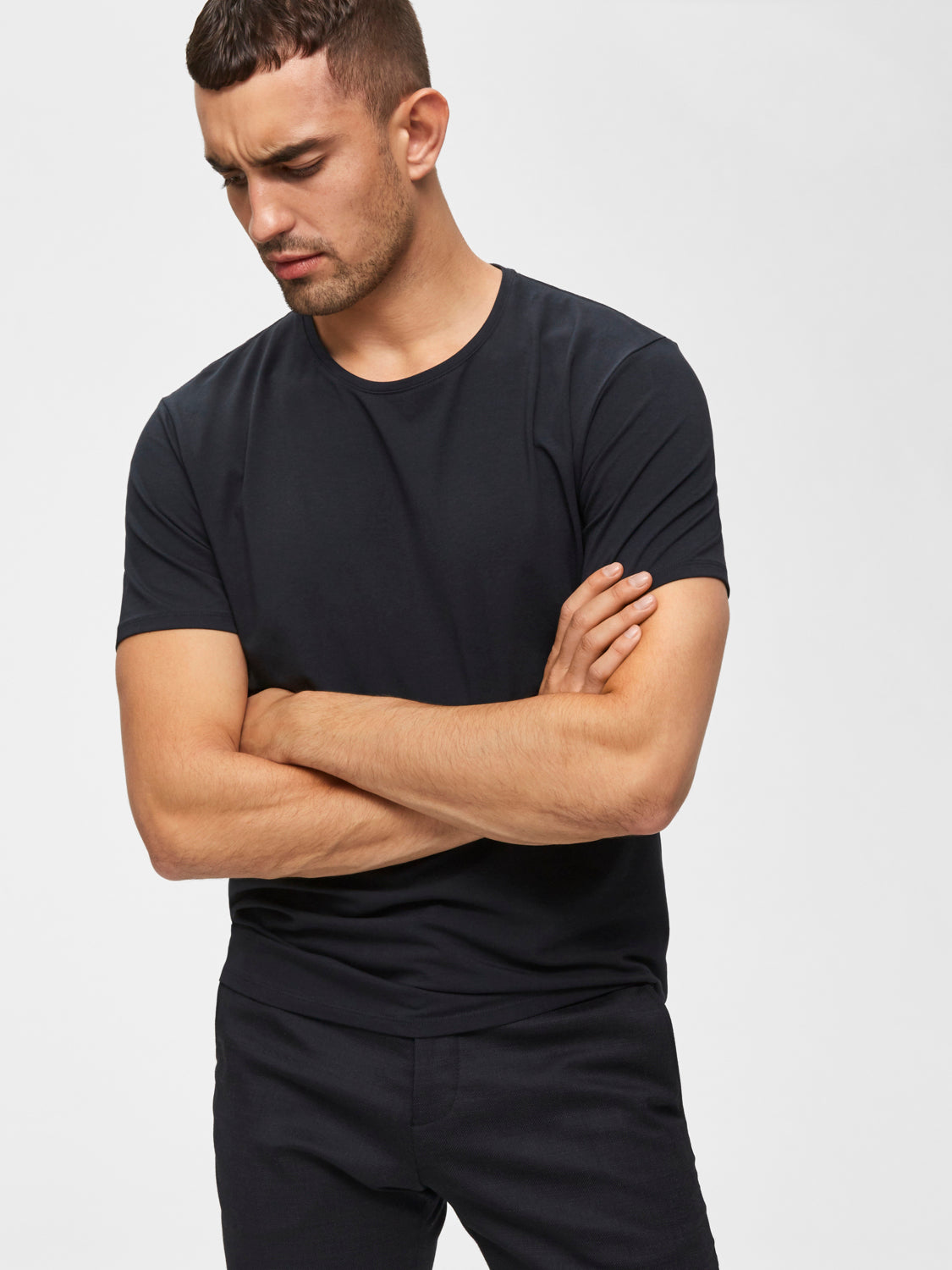 SLHNEWPIMA T-Shirt - black